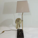 Lampe de table model Ibis laiton vintage 1970