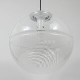 Harvey Guzzini Suspension Boule Op-Art Striped Postmodern by Meblo, 1970s