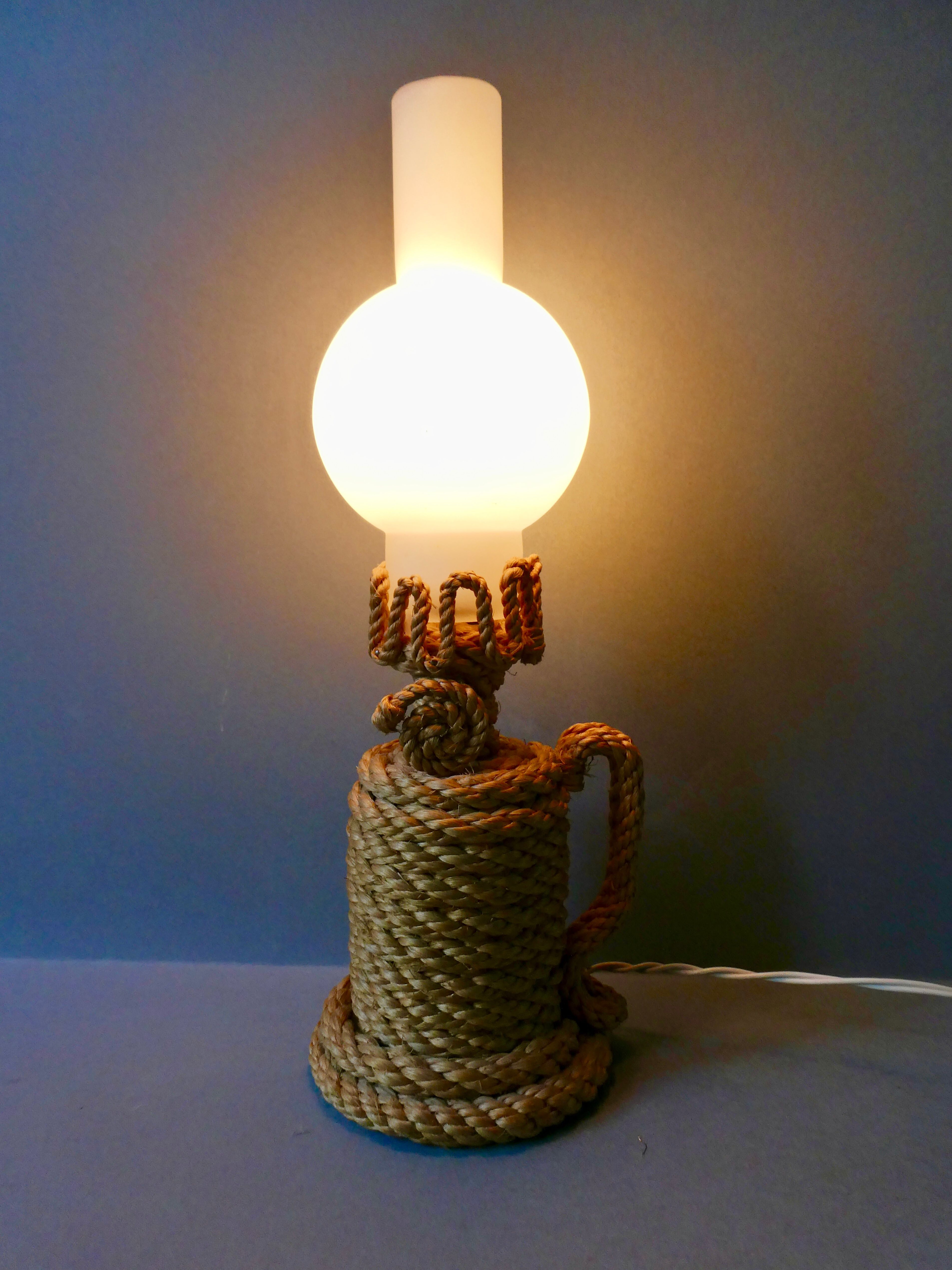 String lamp and opaline of the 60s
