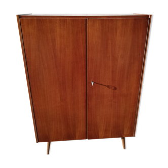 Vintage wardrobe 2 doors feet compass
