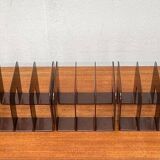 Mid-century Swedish space age magazine and vinyl rack by Sven-Eric Juhlin for Gustavsberg, 1960s, set of 5.