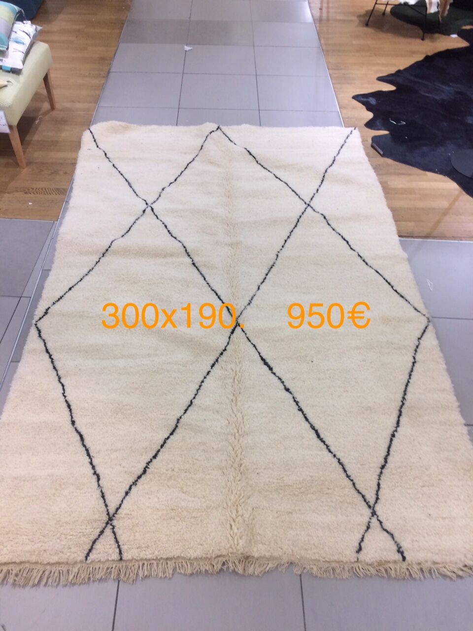 Tapis berbère 300x190cm