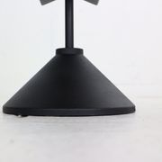 Porada Arredi Black Metal Minimalistic Magazinine Rack, 1980's, Italy