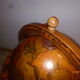 Mappemonde bar roulette globe terrestre vintage