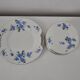 Set of 11 plates dessert and 1 dish of the pottery of onnaing