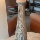 large Venetian style spruce wood lamp