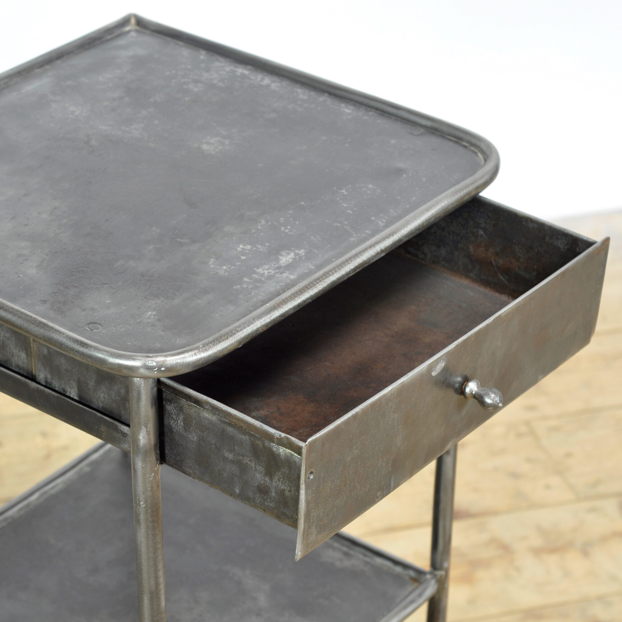 Iron bedside table, 1910s