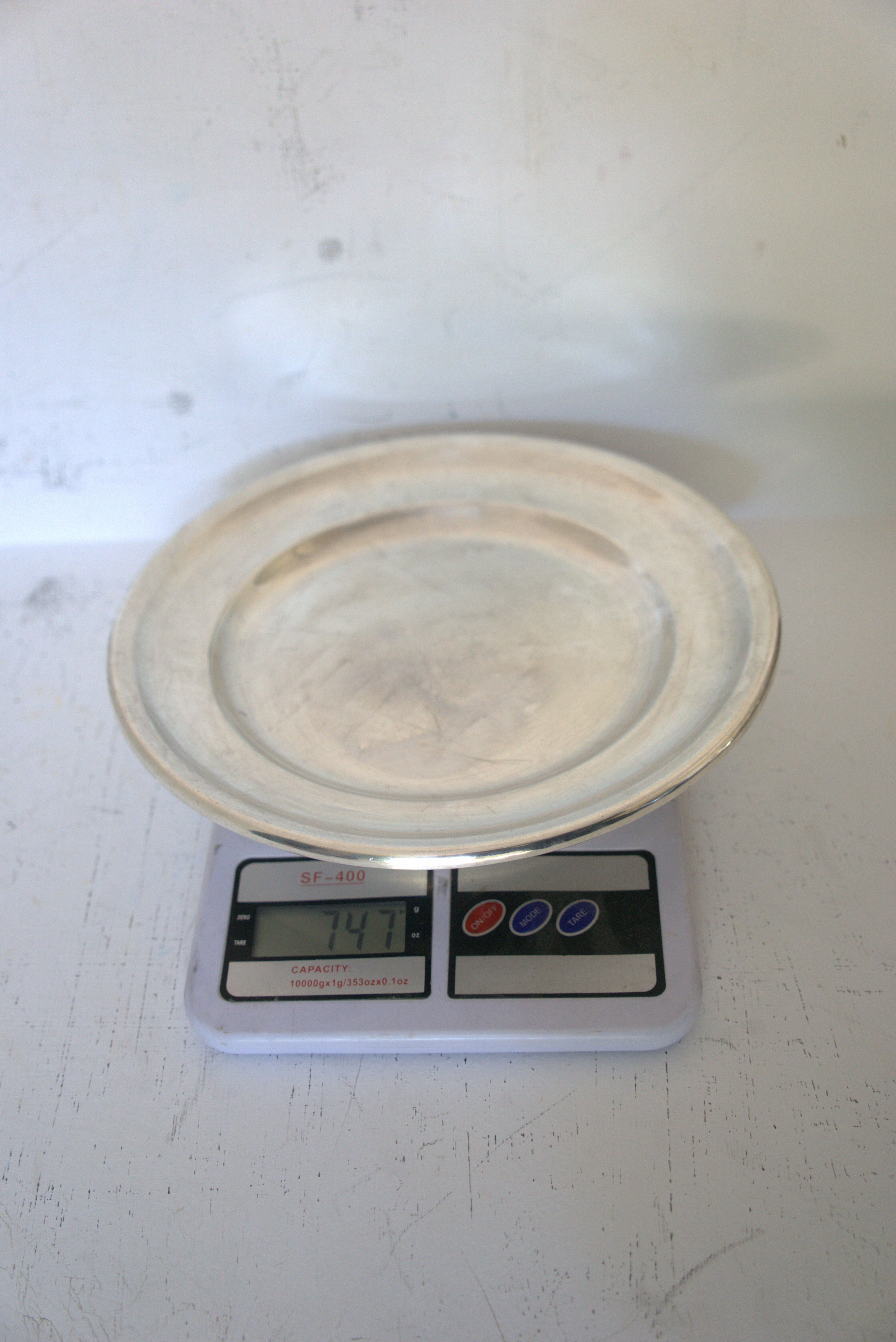 Set of silver-plated serving dishes