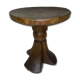African "jima" wabi sabi tripod stool, ethiopia, 1940s-1950s