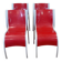 Ensemble de 4  chaises FPE par Ron Arad pour Kartell années 2000 Italie