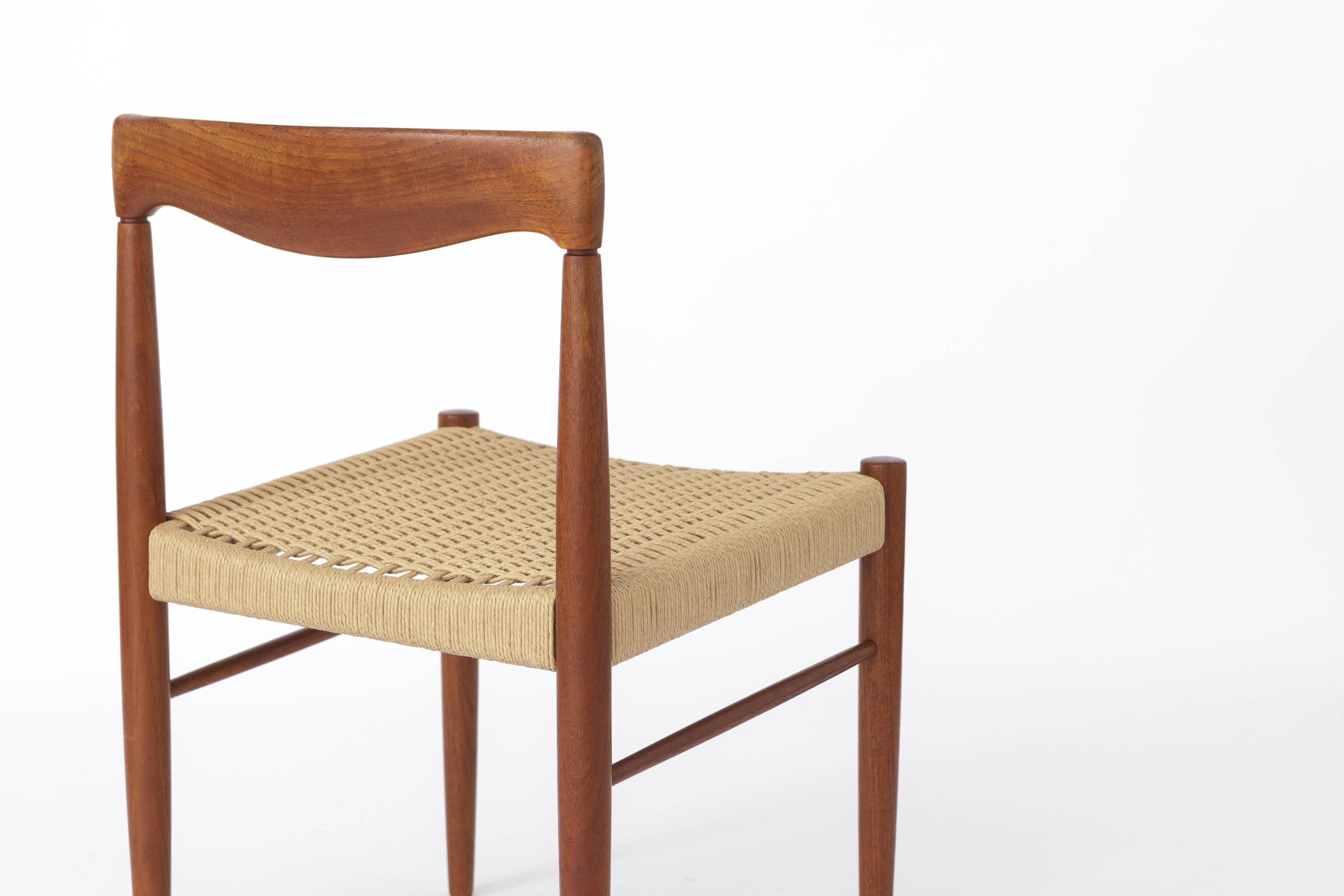 1 of 2 Vintage Dining Chairs by H.W.Klein for Bramin, Denmark, 1960s