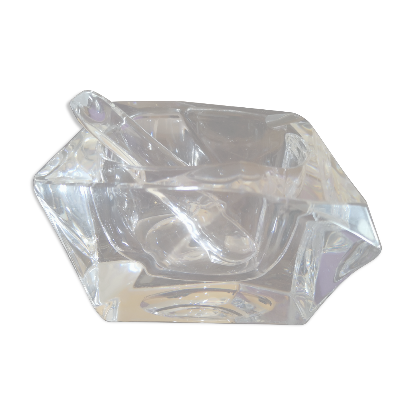 Ashtray and pestle in Daum Crystal