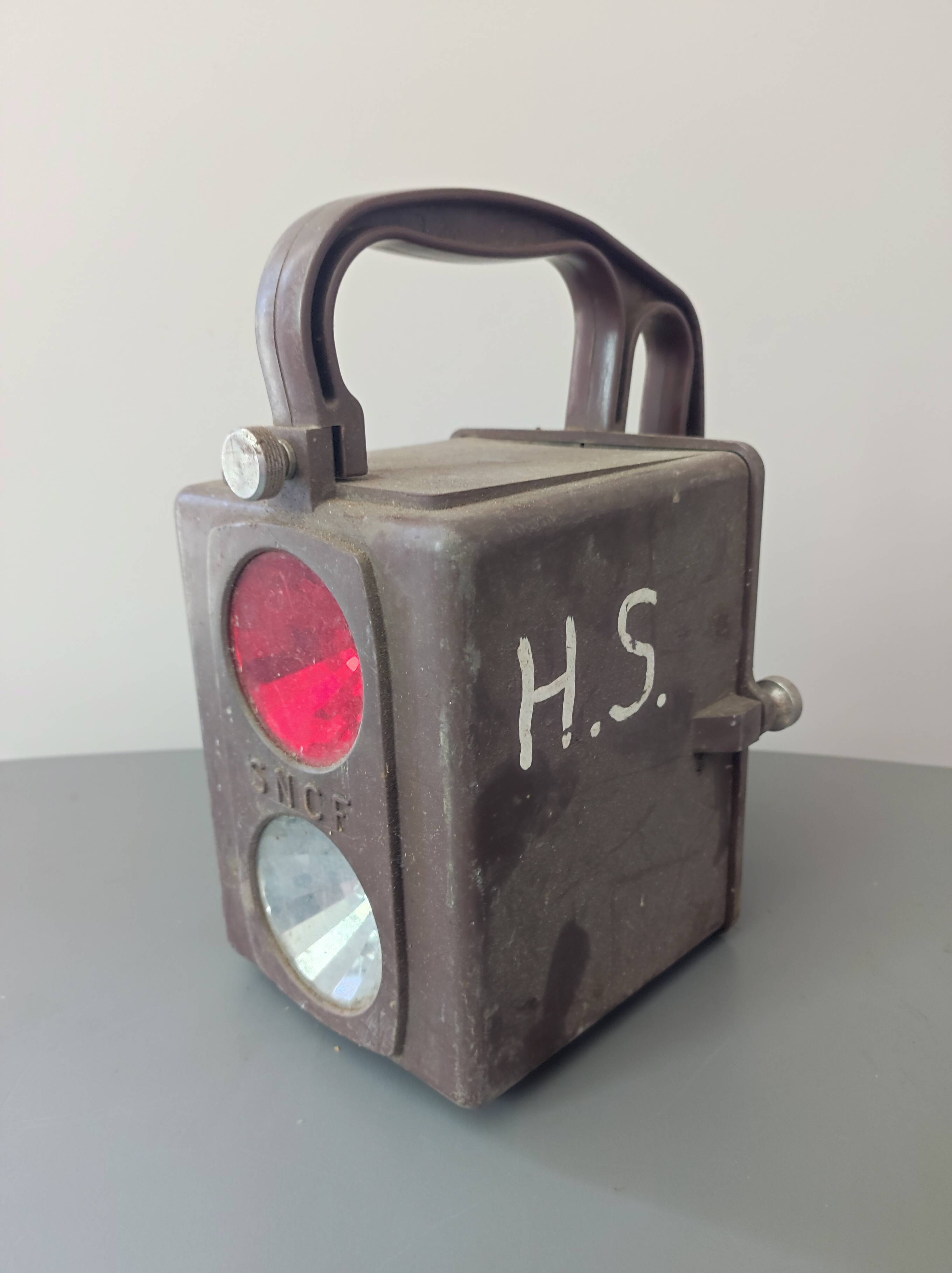 Lamp lantern SNCF bakelite railway worker