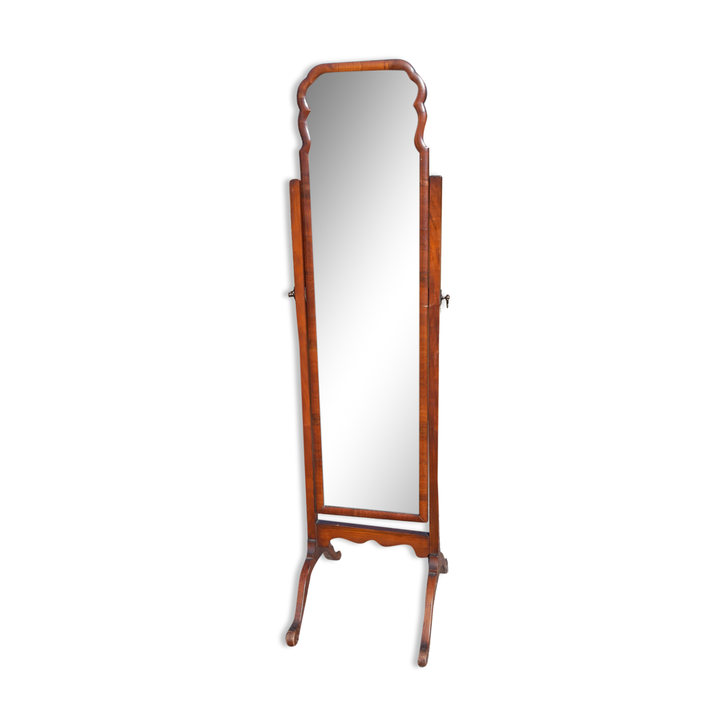 Miroir psyché 1900 noyer