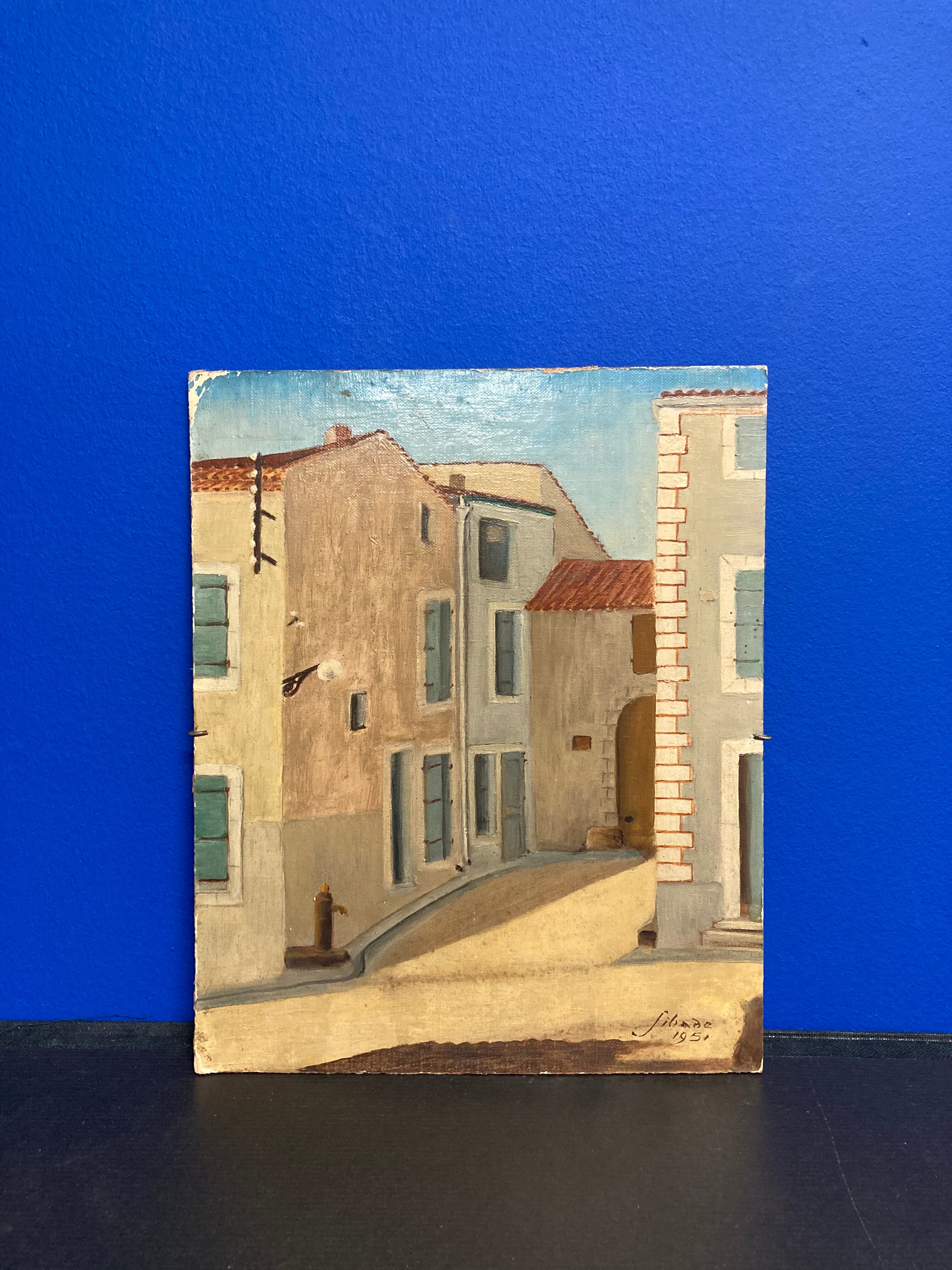 Huile sur panneau