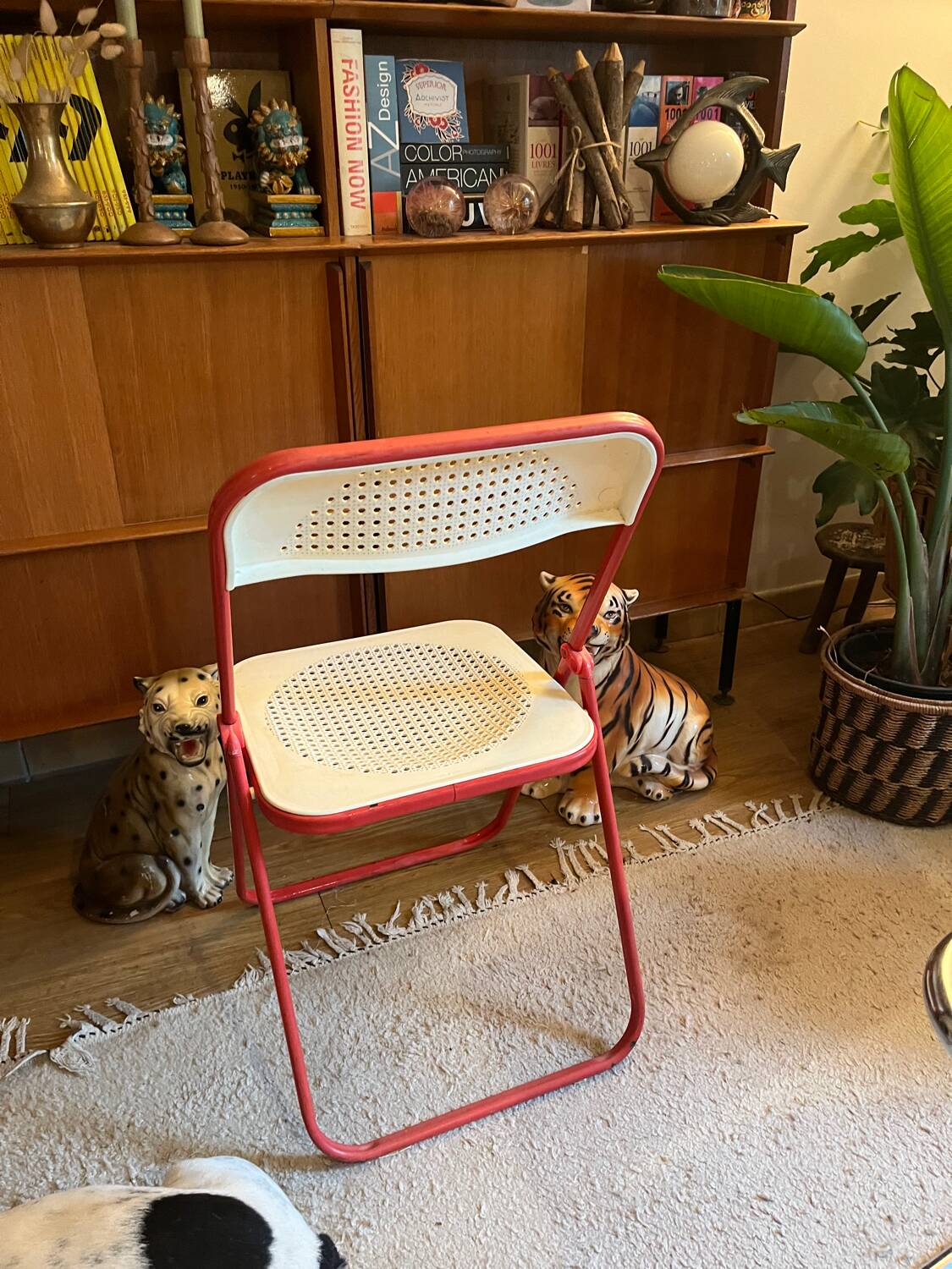 Vintage Italian folding chair