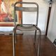 Solid cherry farmhouse table + 8 metal chairs - 2 extensions