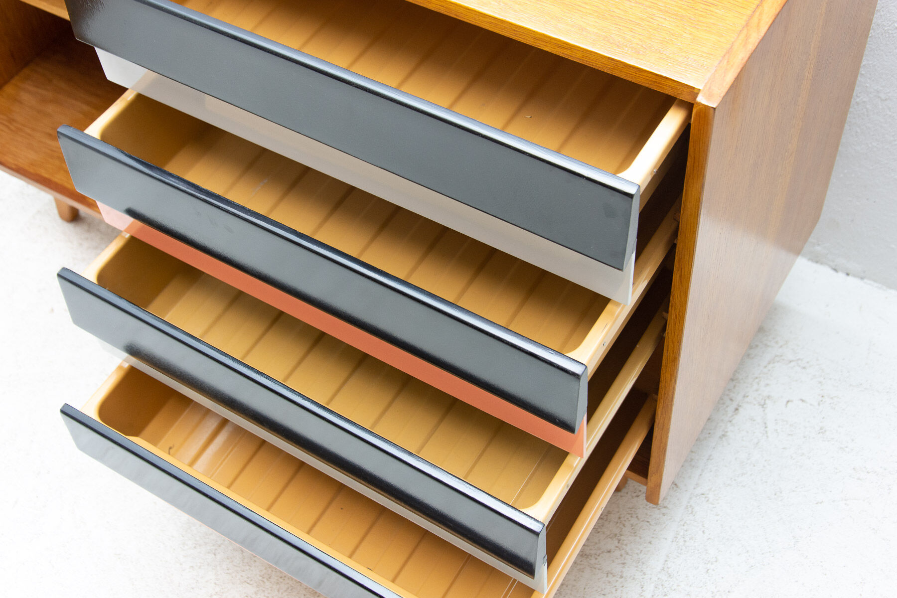 Mid century chest of drawers U-458 by Jiri Jiroutek, Czechoslovakia, 1960´s