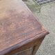 Vintage dark wood buffet with 2 doors, 80cm