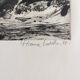 Etienne LODÉHO, Landscape with figure, 1988. Aquatint signed in pencil