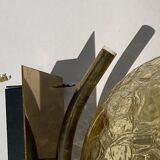 Suspension et appliques Doria en verre dépoli et appliques murales