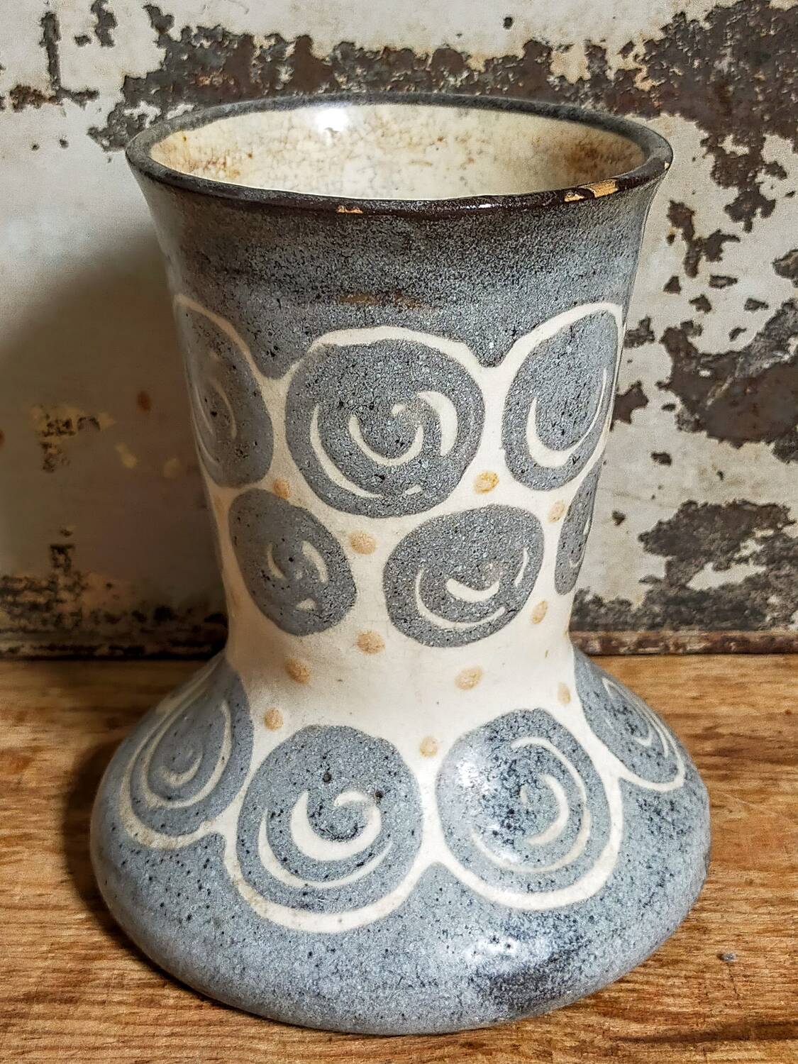 Elchinger fils Art Deco ceramic vase