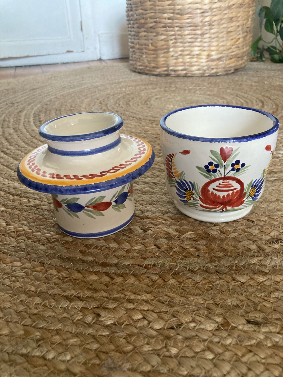 Water butter dish henri quimper