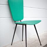 Chair in green skaï, 50