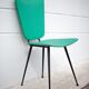 Chaise skaï verte, 50