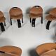 Set of 10 "Sail" dining chairs by Giovanni Offredi for Saporiti, 1973.