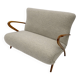 Mid-Century Modern Italian  Bouclè Settee, 1950s