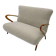 Mid-Century Modern Italian  Bouclè Settee, 1950s