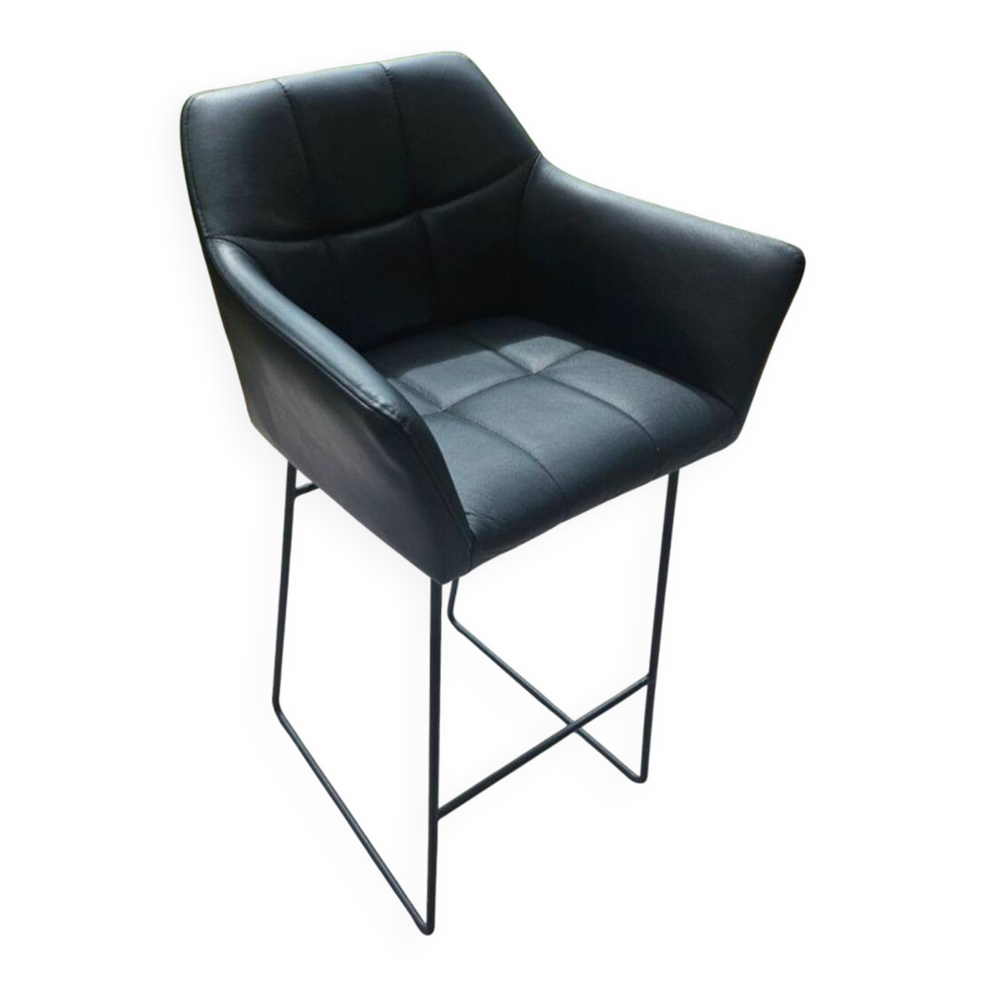 Genuine leather bar stools