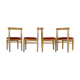Set of four dining chairs, Thon, 1970´s