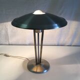 Aluminium "mushroom" desk lamp mid. 20th