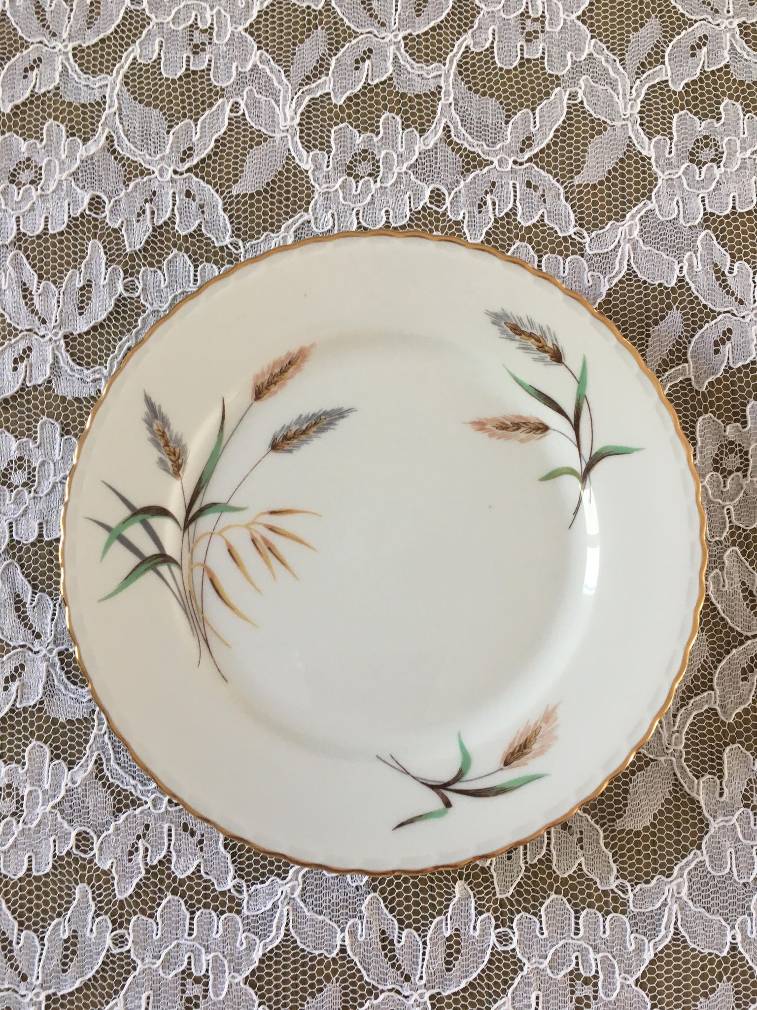 Service à dessert en porcelaine royale de luxe 1960