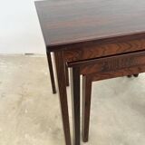 Nest of tables in rosewood, Denmark, 1960s.