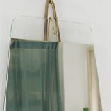 Carl Aubock Vienna Rare Brass Wall Mirror No. 38, Austria, 1950s