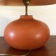 Vintage terracotta lamp 70s