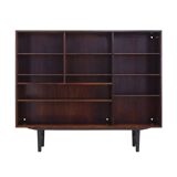 Mahogany bookcase, Danish design, 1970s, manufacturer: Omann Jun