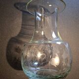 Vintage engraved vase