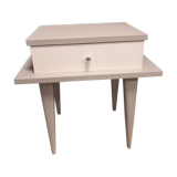 Wooden bedside table