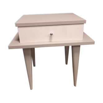Wooden bedside table