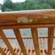 bamboo wood, rattan, vintage sofa