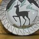 Decorative plate, ceramic XXth, Emile Masson, mountain décor, vintage
