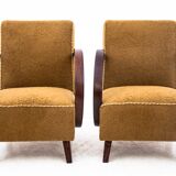 Art Deco armchairs, designed by J. Halabala, Czech Republic, 1930s.