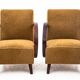 Art Deco armchairs, designed by J. Halabala, Czech Republic, 1930s.