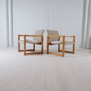 Karin Mobring Diana mid-century modern armchairs by Ikea in Sweden, 1970s.