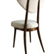 Midcentury White bouclé Heart Chairs, by Kurmanowicz, 1960s, Set of 6