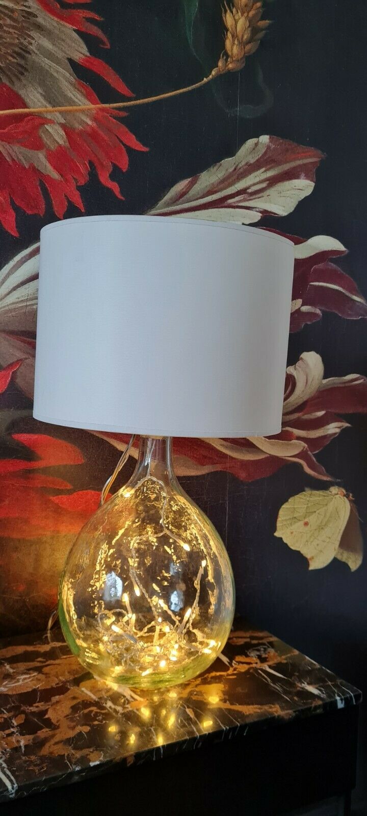 Dame-Jeanne de 5 litres transformée en lampe